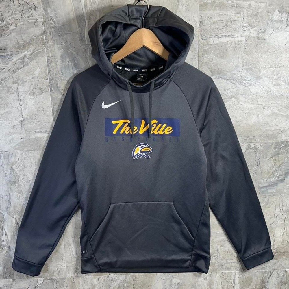Nike Eagle black & yellow The Ville Basketball hoodie Mens Size S #basketball